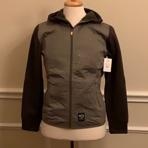 Kari Traa Emma Hybrid Midlayer Jacket - Twig (Green) - Medium - Picture 2 of 14